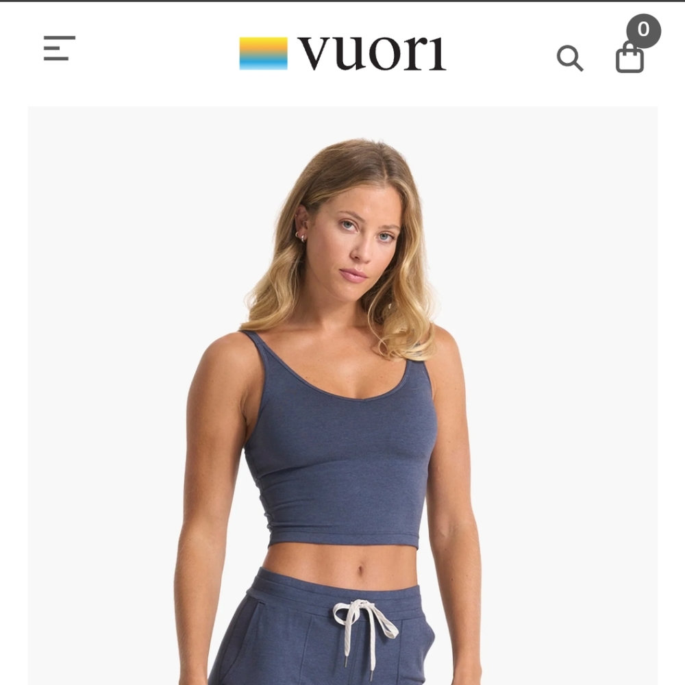 Like New Halo Performance Top by Vuori